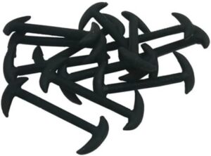 1Set Unisex Leather Shoes No Tie Elastic Silicone Shoe Laces (Set of 12 Pieces, 3 Sizes)-B0CR8NGBWJ