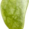 Gua Sha Stone,Jade Stone Massage Tool Guasha Tool for Scraping Facial and SPA Natural Jade Scraping Facial Tool Anti-Aging, Wrinkles, Puffiness (Heart)-B0DZTRLVNR