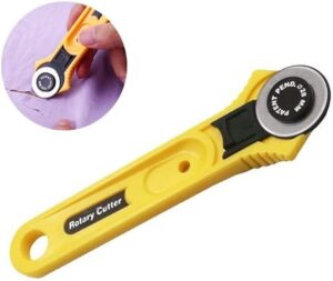 [ 5pcs 28mm ] Patchwork Roller Wheel Knife Cloth Cutting Knife Leather Paper Fabric Craft Fabrics Rotary Cutter DIY Sewing Accessories [only blades]-B0CDNN98GT