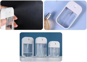 Spray Card Bottle 45ML Portable Color Card Plastic Perfume Bottle Mobile Phone Shape Alcohol Spray Bottle Random Color-B0DZPFV6JX