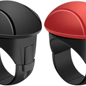 Driving Helper Booster, Spinner Knob Steering Wheel, Universal Hand Control Steering Wheel Spinner Knob, for Sedans, Saloon Cars, Trucks, SUV, All Type (RED)-B0F1TQ1VZS