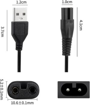 1pc Charger Cable Compatible with Meridian Grooming-B0F1F196M1