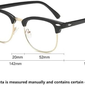 41Xx1VmG1uL._AC_SX522_ Half Frame Myopia Glasses Computer Goggles Finished Business Nearsighted Eyeglasses Diopter - مناسبة لقصر النظر حسب المقاسات المحددة-B0D9DGFJVT