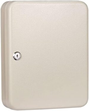 كبينة حفظ مفاتيح - عدد 93 ميداليا مفتاح للمصانع والورش والمنازل + خزنة مفاتيح من المعدن للعمر طويل معالجة ضد الصدأ والصدمات - Metal Key Box for Safe and 93 Keys-B0BZRQNGZF