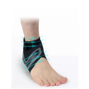 1 Pcs An kle Brace Adjustable Compression Ankle Support Elastic An kle Guard Pain Relief Strap Basketball Ankle Brace Support (Medium, Right)-B0DZ4K7L2N