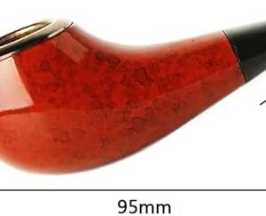 1 Pcs -High Quality Chicken Leg Shape Short Pipes Chimney Pipe Mouthpiece Herb Tobacco Pipe Cigar Narguile Grinder Smoke 9.5cmX3.6cm - 56Gram-B0F1M5P3MM