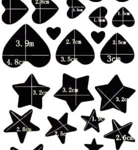 1Pcs only 20X15Cm Self-Adhesive Black Patches on Clothes Down Jackets Umbrella Hole Repair No Need Iron Washable Waterproof Clothing Patch Sticker- Select (BlackLoveStar)-B0DSLXQL52