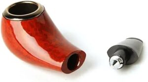 1 Pcs -High Quality Chicken Leg Shape Short Pipes Chimney Pipe Mouthpiece Herb Tobacco Pipe Cigar Narguile Grinder Smoke 9.5cmX3.6cm - 56Gram-B0F1M5P3MM