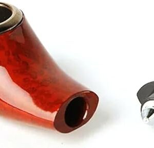 1 Pcs -High Quality Chicken Leg Shape Short Pipes Chimney Pipe Mouthpiece Herb Tobacco Pipe Cigar Narguile Grinder Smoke 9.5cmX3.6cm - 56Gram-B0F1M5P3MM