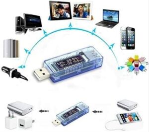 1 PCS - USB Current Voltage Capacity Tester Volt Current Voltage Detect Charger Capacity Tester Meter Mobile Power Detector Battery Test-B0BZN7GPQZ