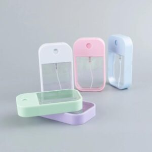 Spray Card Bottle 45ML Portable Color Card Plastic Perfume Bottle Mobile Phone Shape Alcohol Spray Bottle Random Color-B0DZPFV6JX