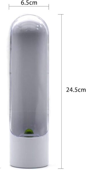 2-Pack Herb Saver Best Keeper, Herb Storage Container, Vanilla Keep-Fresh Cup, Kitchen Storage Cup for Cilantro, Mint, Parsley, Asparagus, Keeps Greens and Vegetables Fresh-B0DTM7YX47