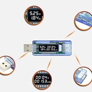41k4bF6G9NL._AC_SX450_ 3 in 1 Battery Tester Voltage Current Detector Mobile Power Voltage Current Meter USB Charger Doctor-B091J7NCHS