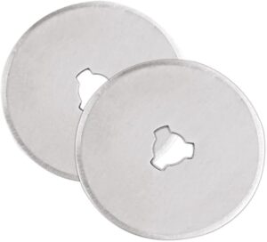 [ 5pcs 28mm ] Patchwork Roller Wheel Knife Cloth Cutting Knife Leather Paper Fabric Craft Fabrics Rotary Cutter DIY Sewing Accessories [only blades]-B0CDNN98GT
