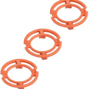 [ 1 Set ] 3PCS Orange Blade Retaining Rings For Norelco Series 7000 9000 RQ12 Models Personal Care Appliance Part-B0CWC7KT2Y