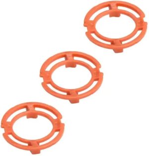 [ 1 Set ] 3PCS Orange Blade Retaining Rings For Norelco Series 7000 9000 RQ12 Models Personal Care Appliance Part-B0CWC7KT2Y