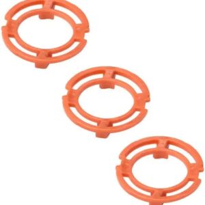 [ 1 Set ] 3PCS Orange Blade Retaining Rings For Norelco Series 7000 9000 RQ12 Models Personal Care Appliance Part-B0CWC7KT2Y