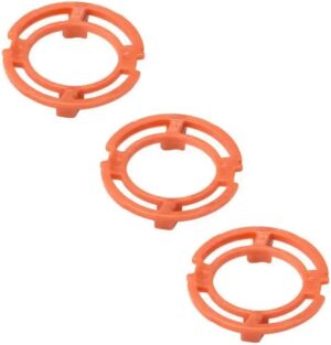 [ 1 Set ] 3PCS Orange Blade Retaining Rings For Norelco Series 7000 9000 RQ12 Models Personal Care Appliance Part-B0CWC7KT2Y