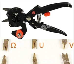 WINNER Plant Branch Twig Vine Fruit Tree Garden 3 Replaceable U Cut, V Cut Blades Grafting Pruning Cutting Tool Kit with 2 Cutter Points-B09C4ZKG6L