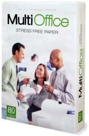 Multi Office A4 Size Copy Paper 80 gm. Pack of 500 Sheets, pack may vary-B09381LZWT