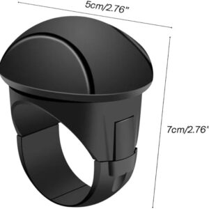 Driving Helper Booster, Spinner Knob Steering Wheel, Universal Hand Control Steering Wheel Spinner Knob, for Sedans, Saloon Cars, Trucks, SUV, All Type (Black)-B0F1TQVXF5