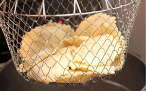 Stainless Steel Foldable Steam Rinse Strain Fry French Chef Basket Magic Mesh Basket Strainer Net Kitchen Cooking Tools-B0F1Z5R4WL