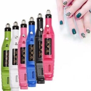 Grind Nails Appliance Art Drill Kit Electric Finger Toe Nail Grinder Polish Rotary Tool Accessories Manicure Pedicure Tools Nails Grinding Repair (blue)-B0DZCZXTN5