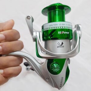 Spinning Reels Saltwater Freshwater Fishing Reel Ultralight Metal Frame Smooth and Tough High Speed Fishing Reels - 5000 Series-B0F1C6WDWS