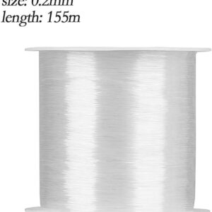 Gaodpz 2pcs 0.2mm-0.6mm Strong Fishing Line Super Power Fish Cable lines PE Nylon Crystal Fishing Line Fishing Accessories-B089LP2XN1