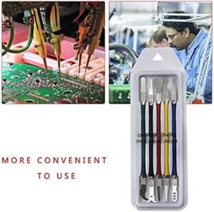 IC Chip Spoon Ultra Thin Blade Mobile Phone Motherboard CPU BGA Chip Glue Removal Tools, Set of 5 Piece-B09FF9ZGKZ