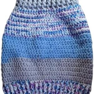 511EY7xFHYL._AC_ Dog and Cats HandMade Crochet Shirt Winter Pet Dog Clothes Crochet a winter jacket for pets as shown Select Size Carefully Select your Color, ((SR15126) Neck16~24CM-Chest26~36Cm)-B0DZD6TFJ3