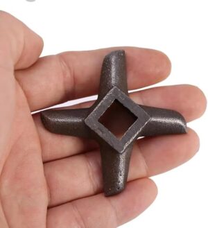 1pec Meat Grinder Blade Steel Grinder Blade shaped Stand Mixer Replacement Part Meat Cutter Food Mincer -Before Buy Be Sure of the old measuring Carefully See Second Photo (#32)-B0DFTVF7M2
