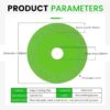 [ 1Pc ] 100mm Small Glass Cutting Disc Diamond Marble Saw Blade Ceramic Tile Jade Special Polishing Cutting Blade Sharp Brazing Grinding Disc (Gold)-B0DJ1S748L