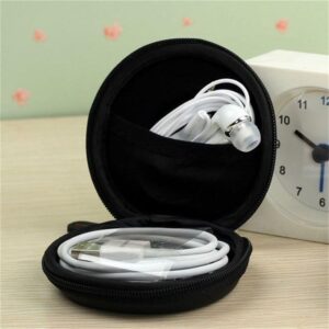 [1Pcs] Carrying Hard Holder Case Storage Bag For Earphone Headphone Memory Card-B0D2LZ8PC9