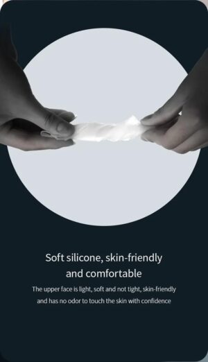 3D Silicone Mask Face Women Skin Care Tool Hanging Ear Face Mask Gel Sheet Reusable Lifting Anti Wrinkle Firming Ear Fixed Tools 1Pcs (White-L)-B0F1DXSVT4