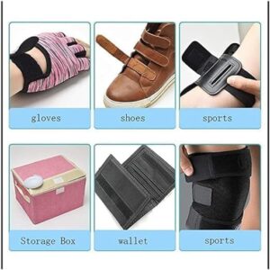 [1 Meter Hook + 1 Meter Loop] White Tape Nylon Hook Loop Fastener No Glue Sewing Magic Tape Cable Ties Sewing Strips Accessories-B0DHLCTTQ7