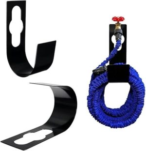 best-sturdy-garden-spigot-hose-hook-holder-durable-metal-wall-mount-expandable-watering-hose-hanger-hook-pipe-holder-tidy-hook-reel-tap-for-50m-heavy-garden-irrigation-hose-black-b0dm