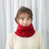 Soft Neck Warmer Winter Windproof Scarf Windproof Cold-proof Cashmere Winter Ring Scarf Plush Fashion-B0DYV5C625