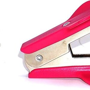 [1Pcs] Mini Stapler school supplies office stationery paper Clip Binding Binder N-207 10 CM Random Color + Free Staple Remover-B0DZFP66H2