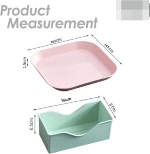 Home Multipurpose Plate Set of 8 Mixed Color-B0DR3QVNF3