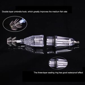[1PC] LED Deep Fishing Lamps 15 cm by AA Battery Underwater LED Fish Lure Electronic Bait Tackle Fish Finder Lamp Attractor Lure Light - Random Color-‎B0D54VDYTC