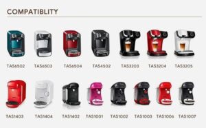 Reusable Coffee Capsules, Compatible with Bosch-s Tassimo Machines, Coffee Filter Refillable, Coffee Pods with Readable Barcode (230 ML)-B0F1C2HB3Z