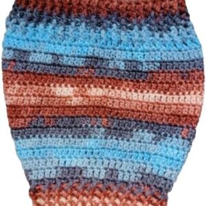 51VbHipPyLL._AC_ Dog and Cats HandMade Crochet Shirt, (Neck Diameter 13~20 Cm Chest Diameter 23~34 Cm Max Round) Winter Pet Dog Clothes Crochet a winter jacket For Pets-CODE RS00-B0DQQ59D8X