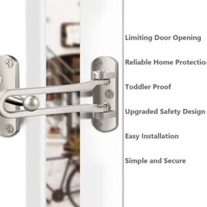 51Vn0mzYTFL._AC_SX679_ 1 PC - Home Anti-theft Door Buckle Bedroom Kids Room Door Bar Lock Stainless Safety Chain Hotel Anti-lock Buckle Insurance Door Bolt-B0C7N6GBGY