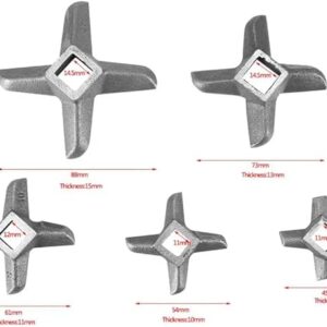51WrrLR2xUL._AC_SX569_ 1pec Meat Grinder Blade Steel Grinder Blade shaped Stand Mixer Replacement Part Meat Cutter Food Mincer -Before Buy Be Sure of the old measuring Carefully See Second Photo (#32)-B0DFTVF7M2