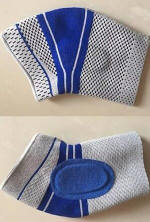 3D Elastic Silicone Fitness Brace Ankle Elbow Protector Hand Anti-Sprain Basketball Football Tennis Fitness Brace for Foot Wrist Rest Heel Brace (Elbow Brace) One Piece-B0DYZ3WDHD