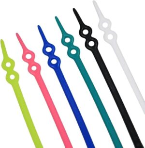 14pcs/set No TIE Lacing system Silicone Shoelace Elastic Shoelaces For Adults/Kids Running No Tie Shoes Accessories (Pink)-B0D35S9GM3