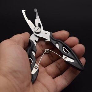Multifunction Fishing Tools Accessories for Goods Winter Tackle Pliers Vise Knitting Flies Scissors Braid Set (Random Color)-B0CB9B5VY3