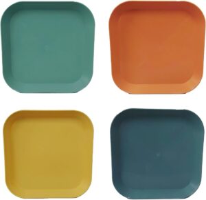 Home Multipurpose Plate Set of 8 Mixed Color-B0DR3QVNF3