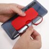 Fashion Legless Clip Nose Portable Reading Glasses Unisex Ultra Thin Magnification Eyewear Unbreakable-B0DS1JL2VK